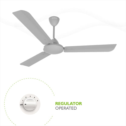 CLUTO Ceiling Fan, the ultimate blend of aesthetic design, With a brisk 370 RPM motor and an impressive 230 CMM Air Delivery, future of cooling—reliable, energy-efficient, beautiful, and protected by a robust 2-Year Warranty.