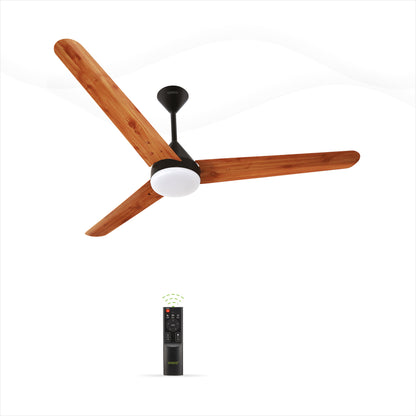 Fansio Light Remote Control BLDC Energy Saving Ceiling Fan and LED Indicators Smart Control 5-Star Rated Fan Saves Upto 65% Energy Backed by Reliable 3-Year Warranty