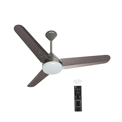 Fansio Light Remote Control BLDC Energy Saving Ceiling Fan and LED Indicators Smart Control 5-Star Rated Fan Saves Upto 65% Energy Backed by Reliable 3-Year Warranty