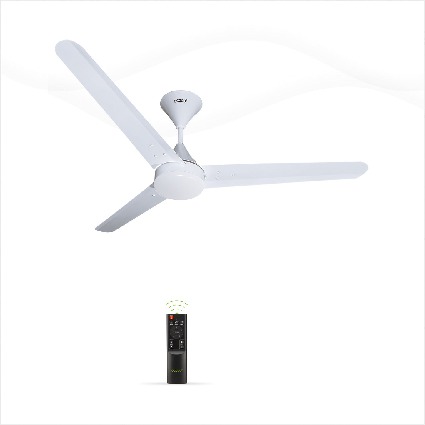 Fansio Light Remote Control BLDC Energy Saving Ceiling Fan and LED Indicators Smart Control 5-Star Rated Fan Saves Upto 65% Energy Backed by Reliable 3-Year Warranty
