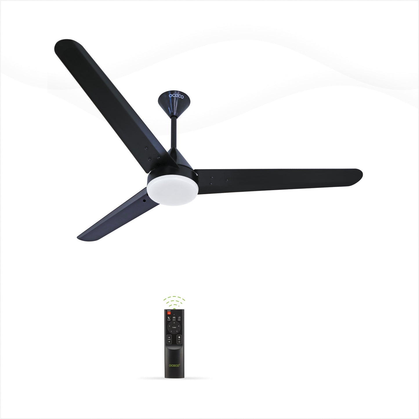 Fansio Light Remote Control BLDC Energy Saving Ceiling Fan and LED Indicators Smart Control 5-Star Rated Fan Saves Upto 65% Energy Backed by Reliable 3-Year Warranty