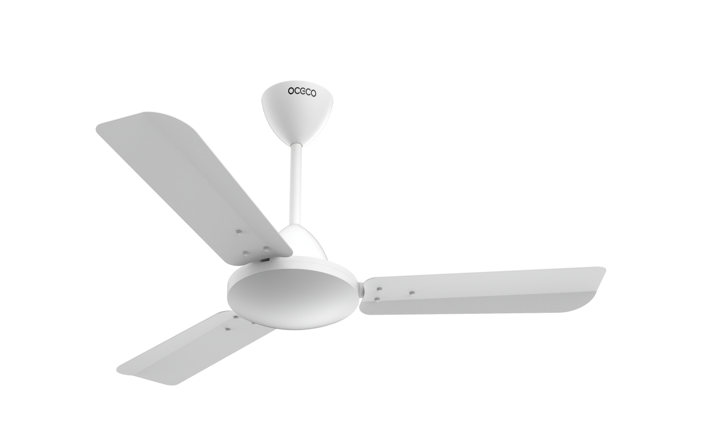 CLUTO Ceiling Fan, the ultimate blend of aesthetic design, With a brisk 370 RPM motor and an impressive 230 CMM Air Delivery, future of cooling—reliable, energy-efficient, beautiful, and protected by a robust 2-Year Warranty.