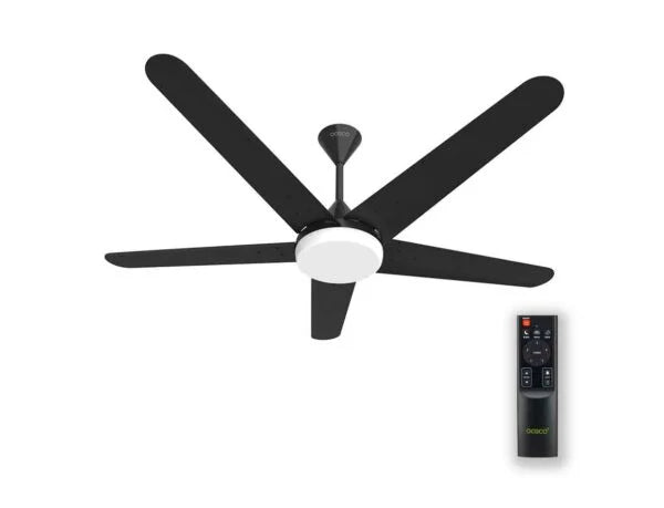 Xpressio Smart Control 5 Blade Ceiling Fan with 1225mm BLDC Motor 5-Star Rated Remote Operation and LED Indicators for Cooling Bliss Saves Upto 65% Energy Backed by Reliable 3-Year Warranty